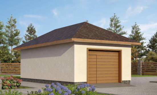 040-001-П Проект гаража из блока Сковородино | Проекты одноэтажных домов от House Expert