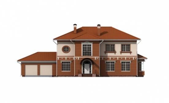 285-001-Л Проект двухэтажного дома, гараж, красивый дом из кирпича Свободный | Проекты домов от House Expert