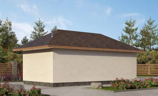 040-001-П Проект гаража из блока Сковородино | Проекты одноэтажных домов от House Expert