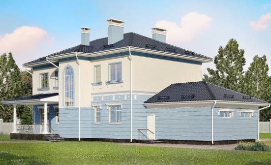 285-003-Л Проект двухэтажного дома и гаражом, красивый домик из кирпича Свободный | Проекты домов от House Expert