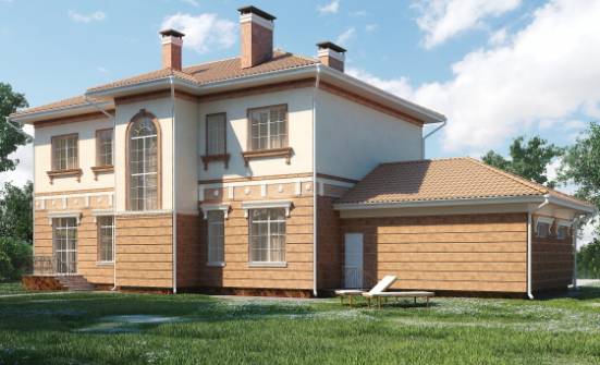 285-001-Л Проект двухэтажного дома, гараж, красивый дом из кирпича Свободный | Проекты домов от House Expert