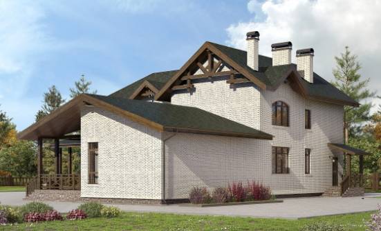 340-004-Л Проект двухэтажного дома, современный загородный дом из арболита Райчихинск | Проекты домов от House Expert
