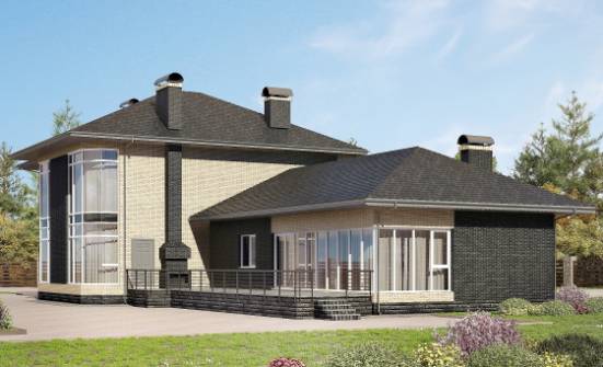 305-003-Л Проект двухэтажного дома, уютный домик из теплоблока Шимановск | Проекты домов от House Expert