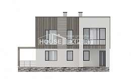 150-017-П Проект двухэтажного дома, красивый коттедж из газобетона, Белогорск