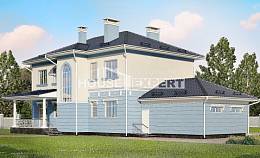 285-003-Л Проект двухэтажного дома, гараж, большой домик из кирпича, Шимановск