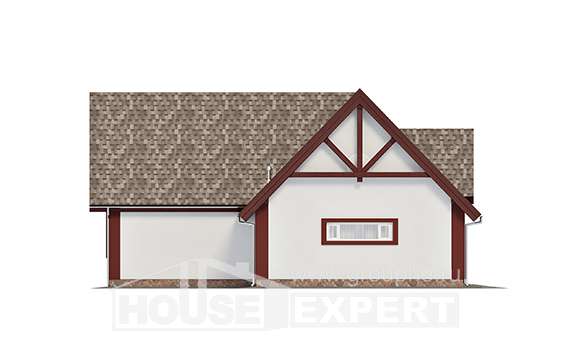 145-002-Л Проект гаража из теплоблока Благовещенск, House Expert