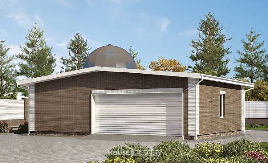 075-001-П Проект гаража из кирпича Зея | Проекты домов от House Expert